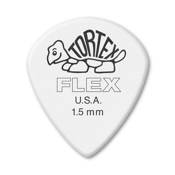 Dunlop 466R150 Tortex Flex Jazz III XL 1.5 mm Bag/72