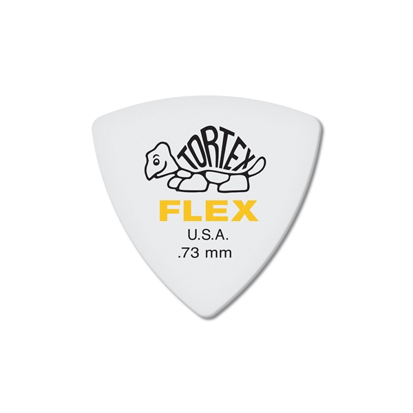 Dunlop 456P.73 Tortex Flex Triangle .73 mm Pack/6