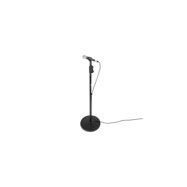 Gator Frameworks GFW-MIC-1201 Supporto microfonico con base rotonda da 30,5 cm e altezza regolabile da 101,6 a 160 cm<br>