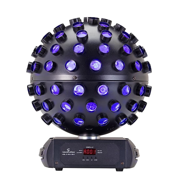 SOUNDSATION Palla Rotante con 5 LED da 18W RGBWA+UV 6in1