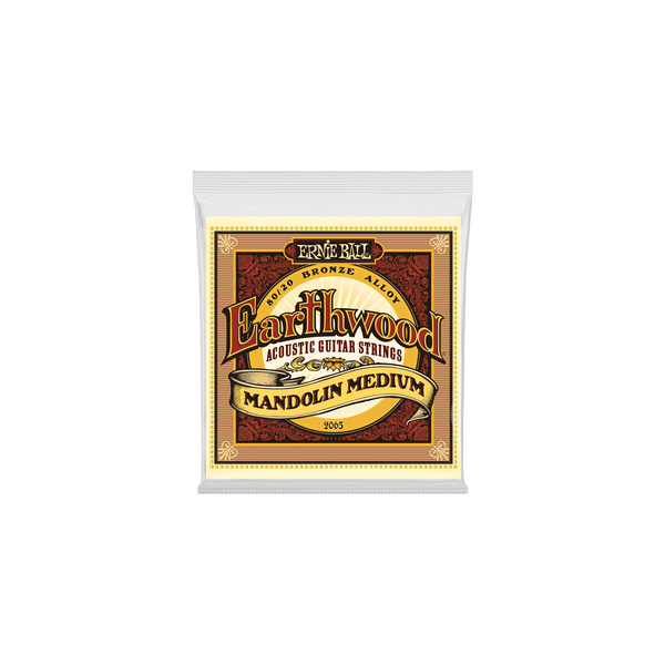 Ernie Ball 2065 Earthwood Mandolin Medium Terminate ad Anello Bronzo 80/20