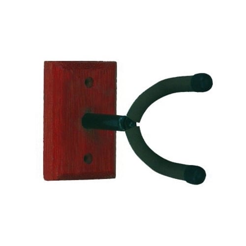 SOUNDSATION Supporto da muro per chitarra universale con piattina in legno e forcella incurvata antiscivolo