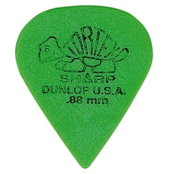 Dunlop 412R.88 Tortex Sharp Green