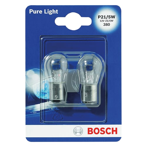 LAMPADINA PER FARO POSTERIORE P21/4W - 12 V - 21/4 W  2 pezzi
