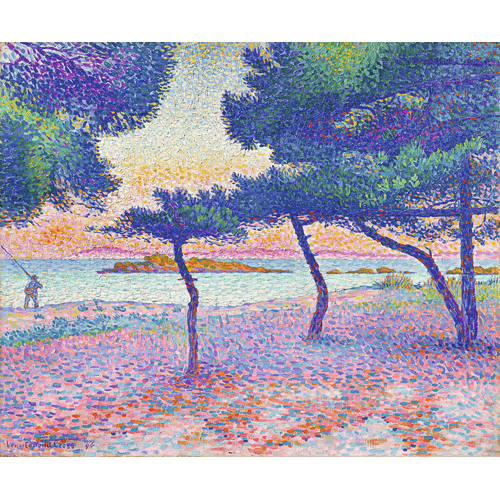 Henri Edmond Cross La spiaggia di Saint-Clair, 1896