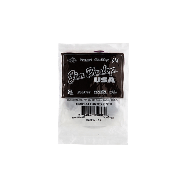 Dunlop 462R Tortex III Purple 1.14