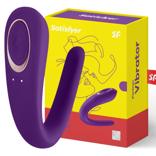 SATISFYER PARTNER SATISFYER - VIBRATORE GIOCATTOLO PARTNER CHE STIMOLA ENTRAMBI I PARTNER