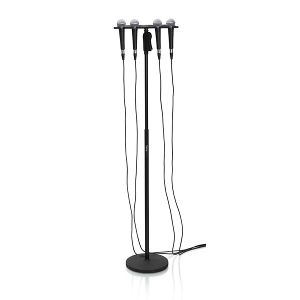 Gator Frameworks GFW-MIC-4TRAY Supporto multi-microfono per 4 microfoni<br>