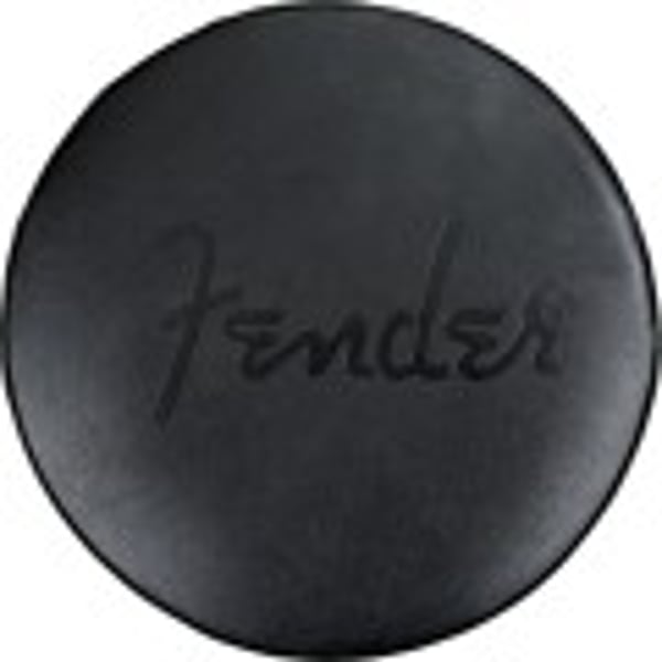 Sgabello da bar con logo nero in rilievo Fender™, nero/nero, 30"
