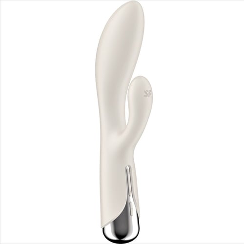 SATISFYER VIBRATOR SATISFYER - SPINNING RABBIT 1 STIMOLAZIONE CLITORIDE E PUNTO G BEIGE