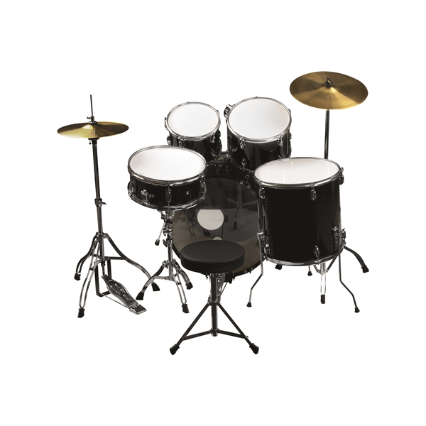 Eko Drums ED-300 Drum kit Black - 5 pezzi