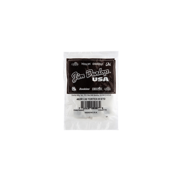 Dunlop 462R Tortex III White 1.5
