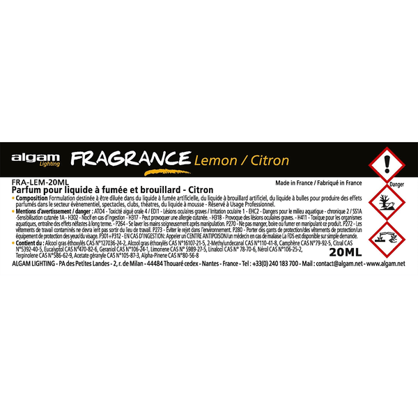 Algam Lighting FRA-LEM-20ML Profumo per Liquido del Fumo 20ml Limone