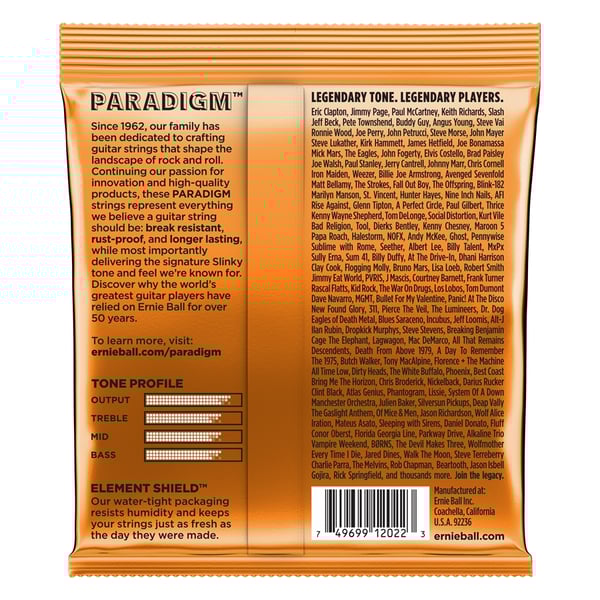 Ernie Ball 2022 Paradigm Hybrid Slinky 9-46