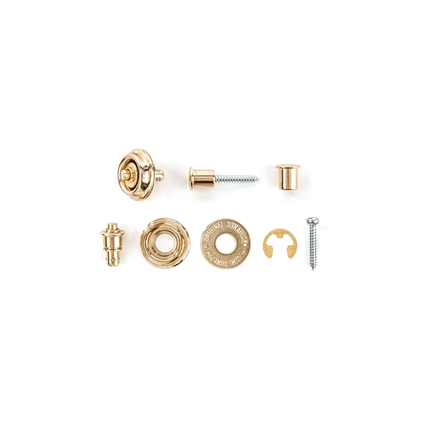 Dunlop SLS1404G Straplok Flush Mount Strap Retainer System, Gold