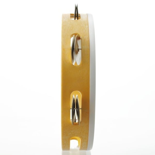 ANGEL Tamburello con sonagli in PVC con pelle sintetica, misura large