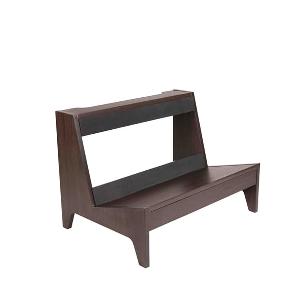 Gator Frameworks GFW-ELITEGTRAMPLG-BRN Stand per amplificatore combo Large in finitura Dark Walnut Brown<br>