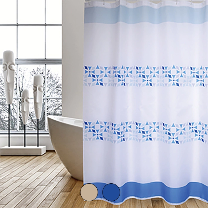 Tenda da Doccia Moderna 180x180 cm Poliestere Design Stile 6 Tenda da Doccia Moderna 180x180 cm Poliestere Design Stile 6