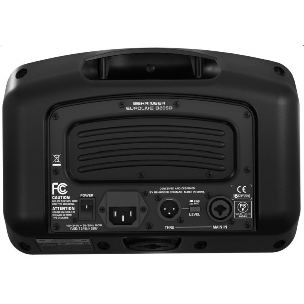 BEHRINGER B205D EUROLIVE SPEAKER WOOFER 5,25" 150 WATT CASSA MONITOR CON MIXER