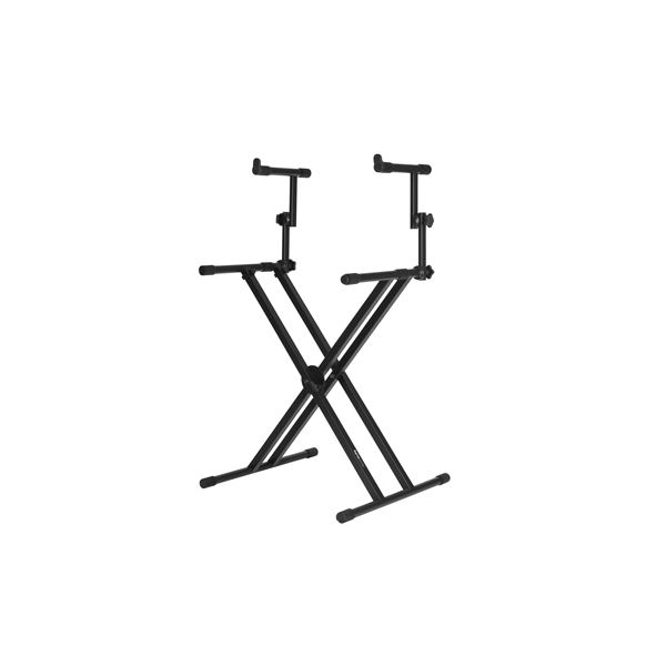 Gator Frameworks GFW-KEY-5100X Supporto per tastiera a doppio livello con struttura a "X"