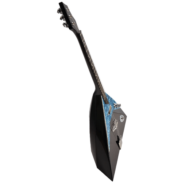 HORA ELECTRIC PRIM BALALAIKA PRIMA SOPRANO 3 CORDE ELETTRIFICATA 2 TONI MADE IN EUROPE TOP ABETE MASSELLO CORPO ACERO MASSELLO TASTIERA ACACIA MANICO FAGGIO SCALA 440mm