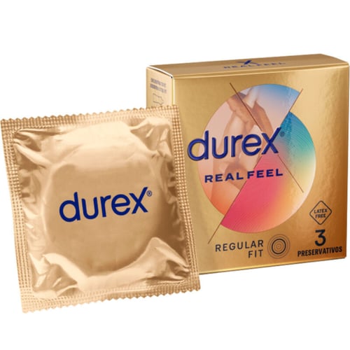 DUREX CONDOMS DUREX - PRESERVATIVI REAL FEEL 3 UNITÀ