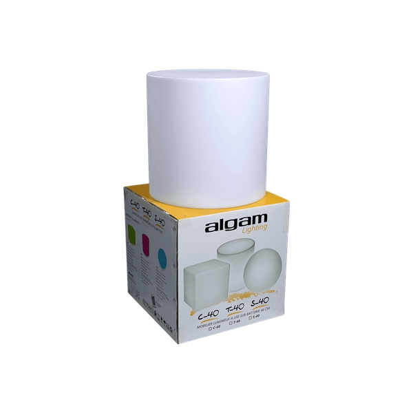 Algam Lighting T-40 Cilindro Luminoso Decorativo 40 cm