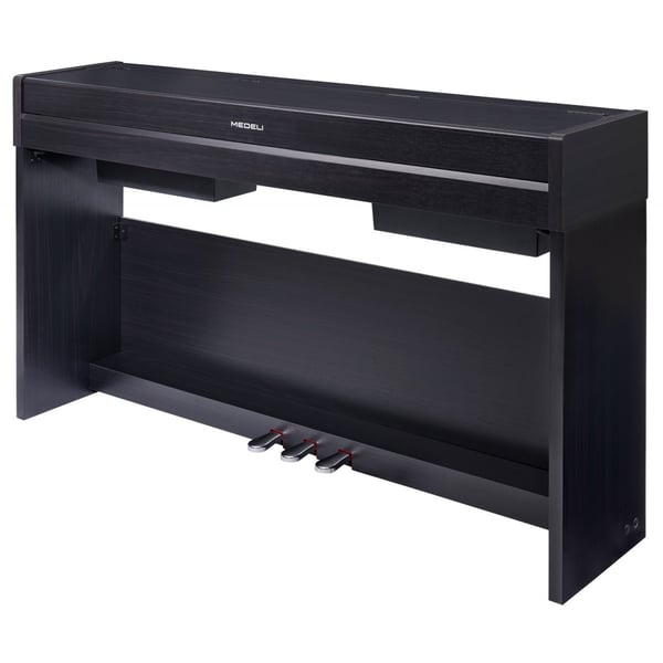 MEDELI Pianoforte digitale compatto con finitura in colore nero