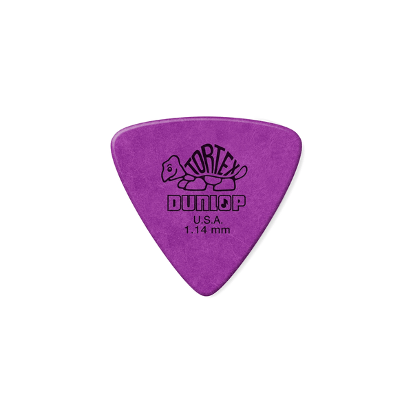 Dunlop 431R Tortex Triangle Purple 1.14