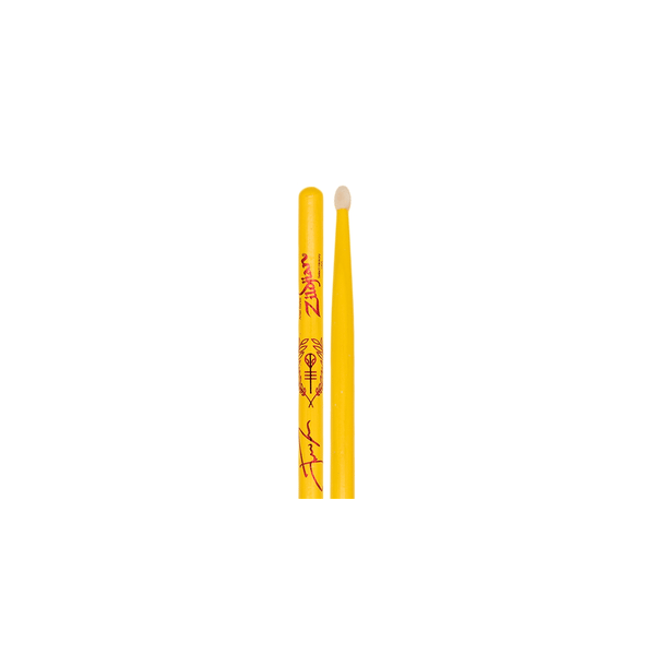 Zildjian ZASJD4 Josh Dun "Clancy Yellow" Bacchette Artist Series