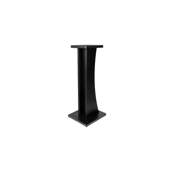 Gator Frameworks GFW-ELITESPKSTMN-BLK Coppia di supporti per monitor da studio in legno con finitura nera&lt;br&gt;