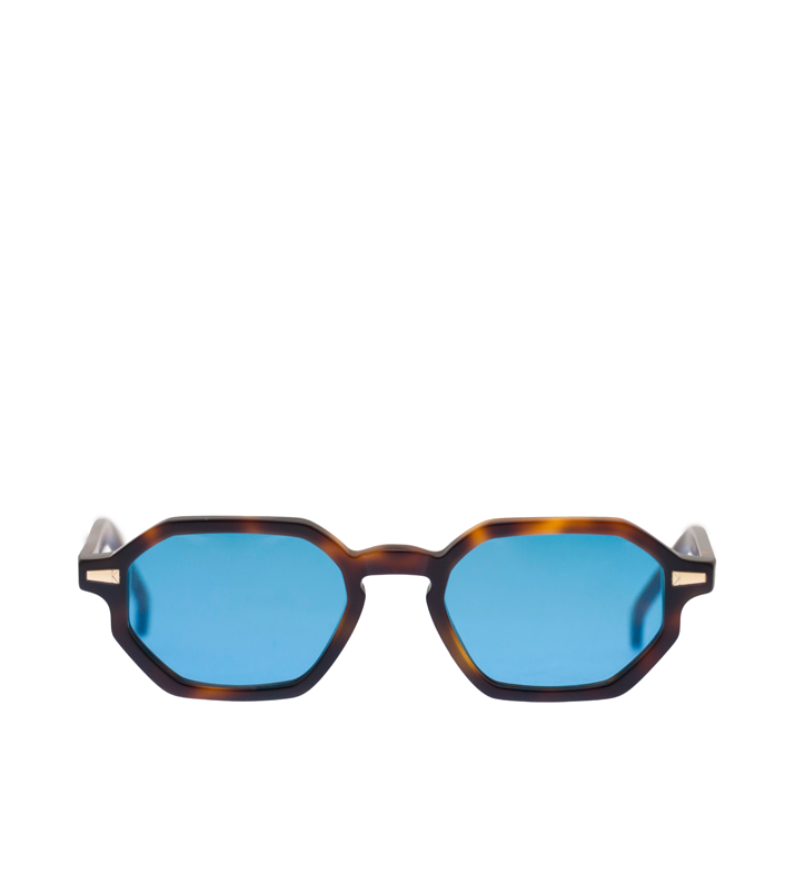 メガネ KYME Kyme - OWEN CON 3 - OPTICAL GLASSES - transparent blue Kyme Eyewear Scott: titanium squared sunglasses