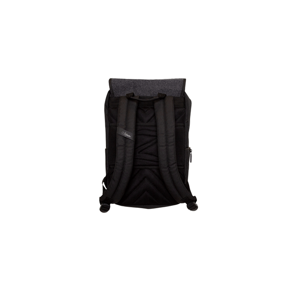 Zildjian T9001 - Gray Flap Black Laptop Backpack