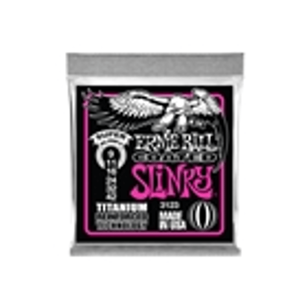 Ernie Ball 3123 RPS Coated Titanium Super Slinky 9-42