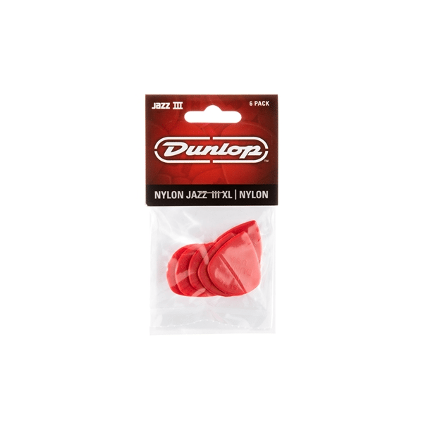 Dunlop 47PXLN Nylon Jazz III XL, Red Nylon
