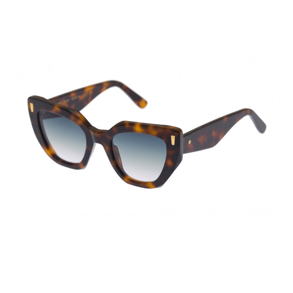 サングラス KYME Kyme - IPANEMA COL 4 - SUNGLASSES - glossy red Kyme Eyewear Ipanema: oversize cat-eye sunglasses. Color