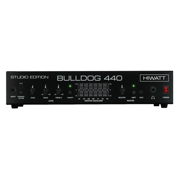 Hiwatt Bulldog 440 Studio testata per basso 440 W versione studio