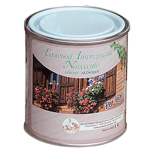 IMPREGNANTE CEROSO ALL'ACQUA "Ecowood" - ml. 750 castagno