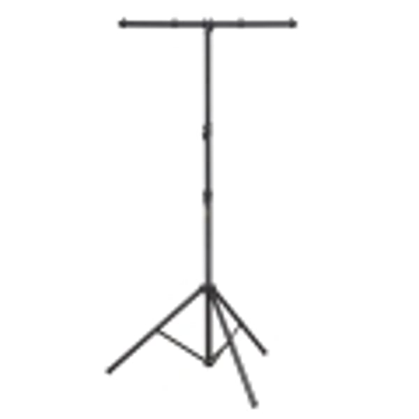 SOUNDSATION Stand luci con T-bar in alluminio anodizzato nero