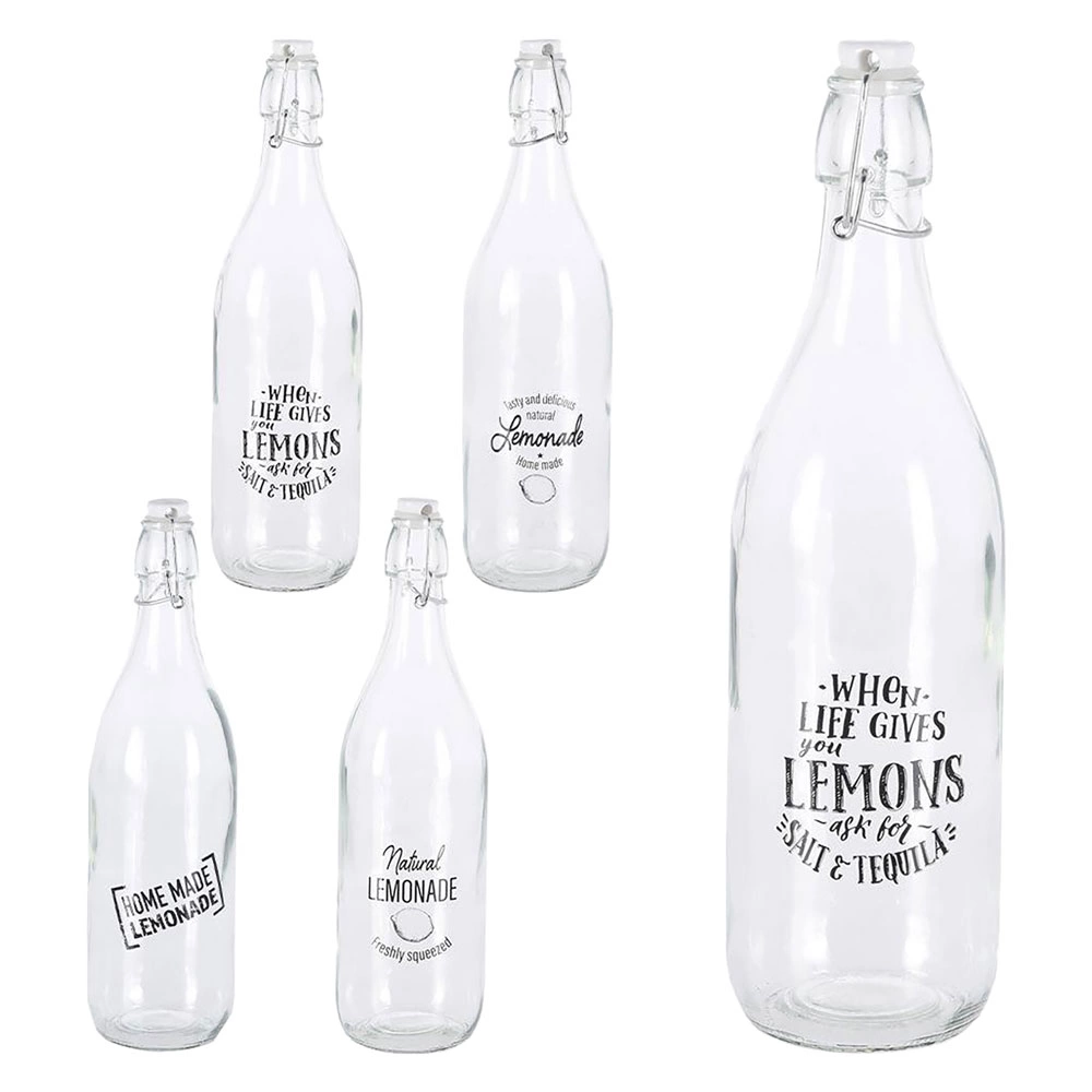 Bottiglia In Polietilene Da 1000 Ml - Ideale Per Acqua Distillata, Alcool E Liquidi Vari - Qualità Premium