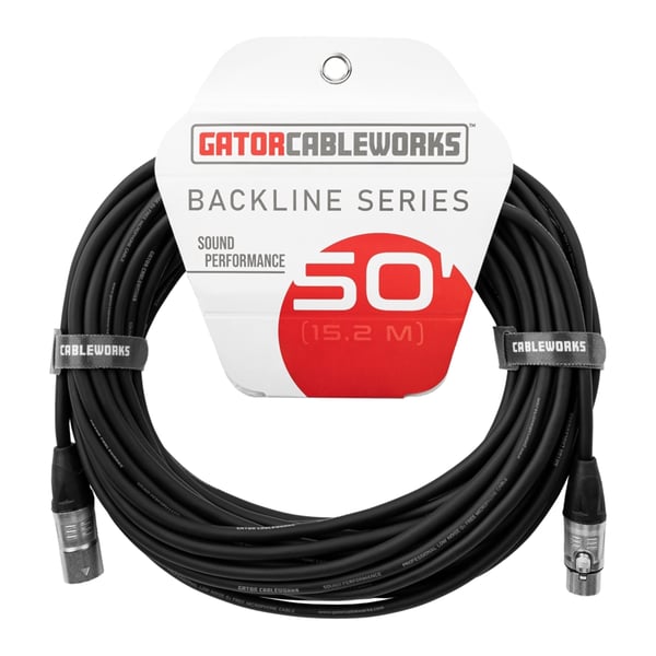 Gator Cableworks GCWB-XLR-50 Cavo XLR 15 m Serie Backline