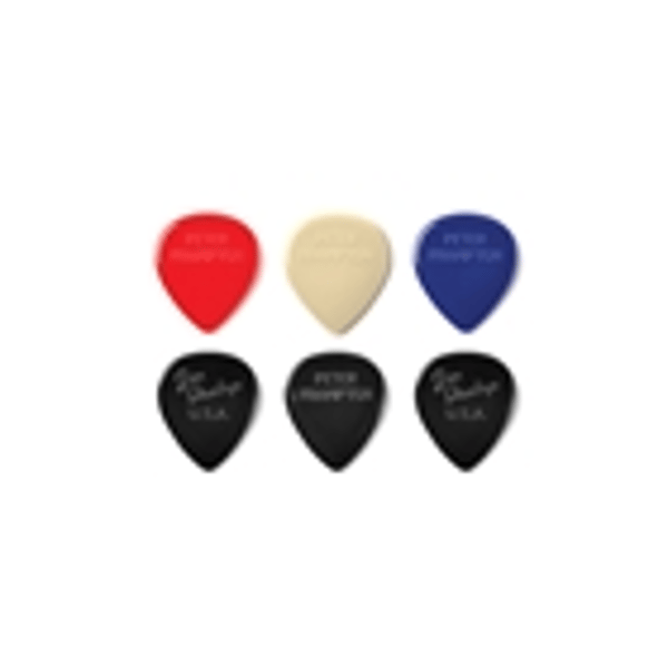 Dunlop PF599P Peter Frampton Vintage Jazz Teardrop Player's Pack/6