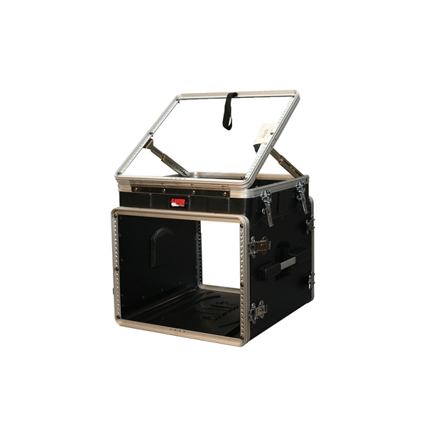 Gator Cases GRC-10X8 PU Rack audio 10U Pop Up, 8U laterale