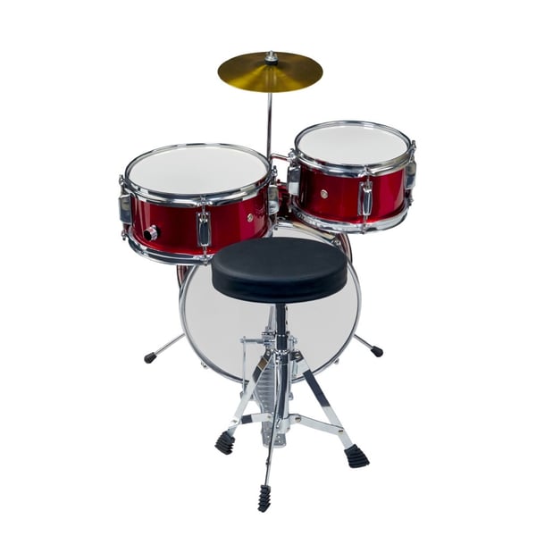 Eko Drums ED-100 Drum kit Metallic Red - 3 pezzi