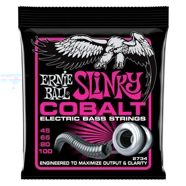 ERNIE BALL Muta per basso Cobalt Super Slinky. Modello P02734