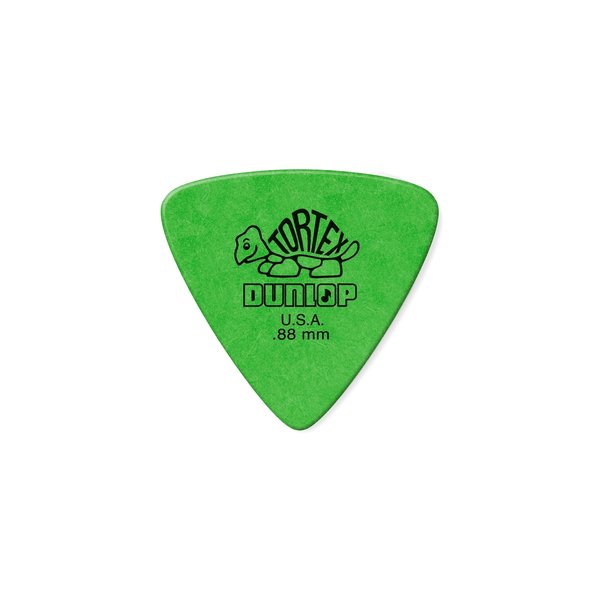 Dunlop 431R Tortex Triangle Green .88