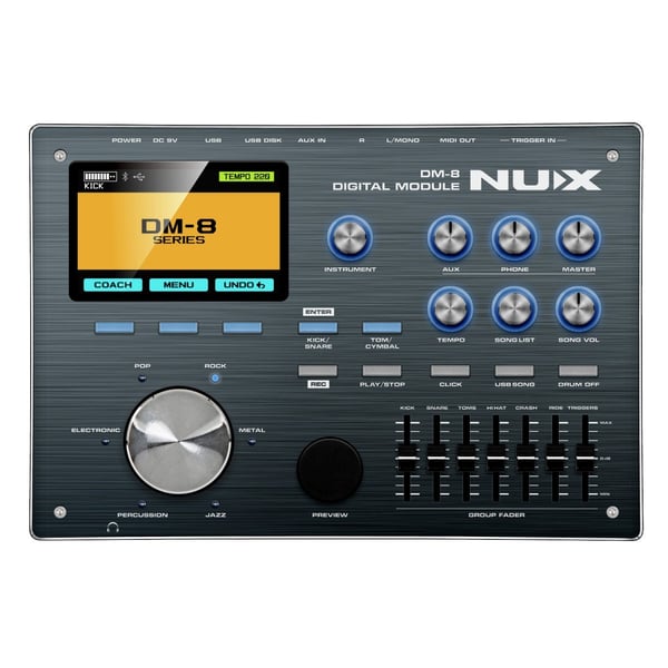 NUX Batteria elettronica con pelli Mesh