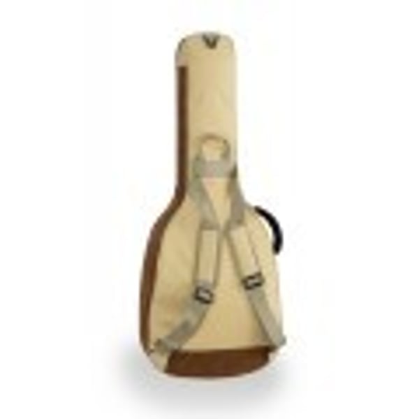 SOUNDSATION Borsa chitarra acustica con inserti in pelle suede