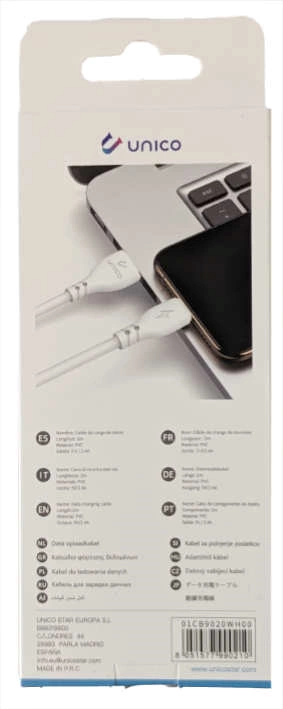 Cavo tripolare 3 X 1,5 mm2 H05VV-F bianco Cavo tripolare 3 X 1,5 mm2 H05VV-F bianco