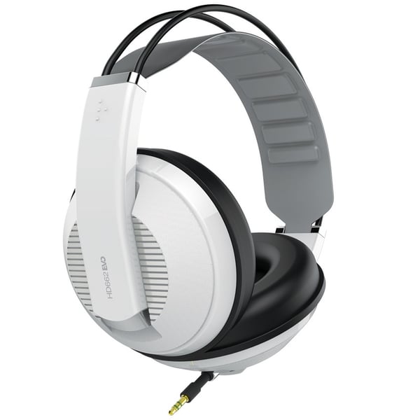 SUPERLUX HD-662 EVO WH CUFFIA DA STUDIO DINAMICA CIRCUMAURALE CHIUSA BIANCA